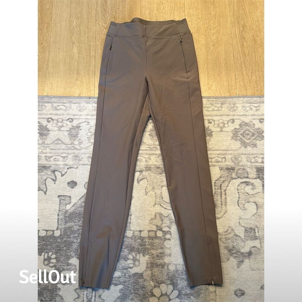 Athleta Women's Gray Joggers Size 6 Tall Zip Ankle Casual Pants